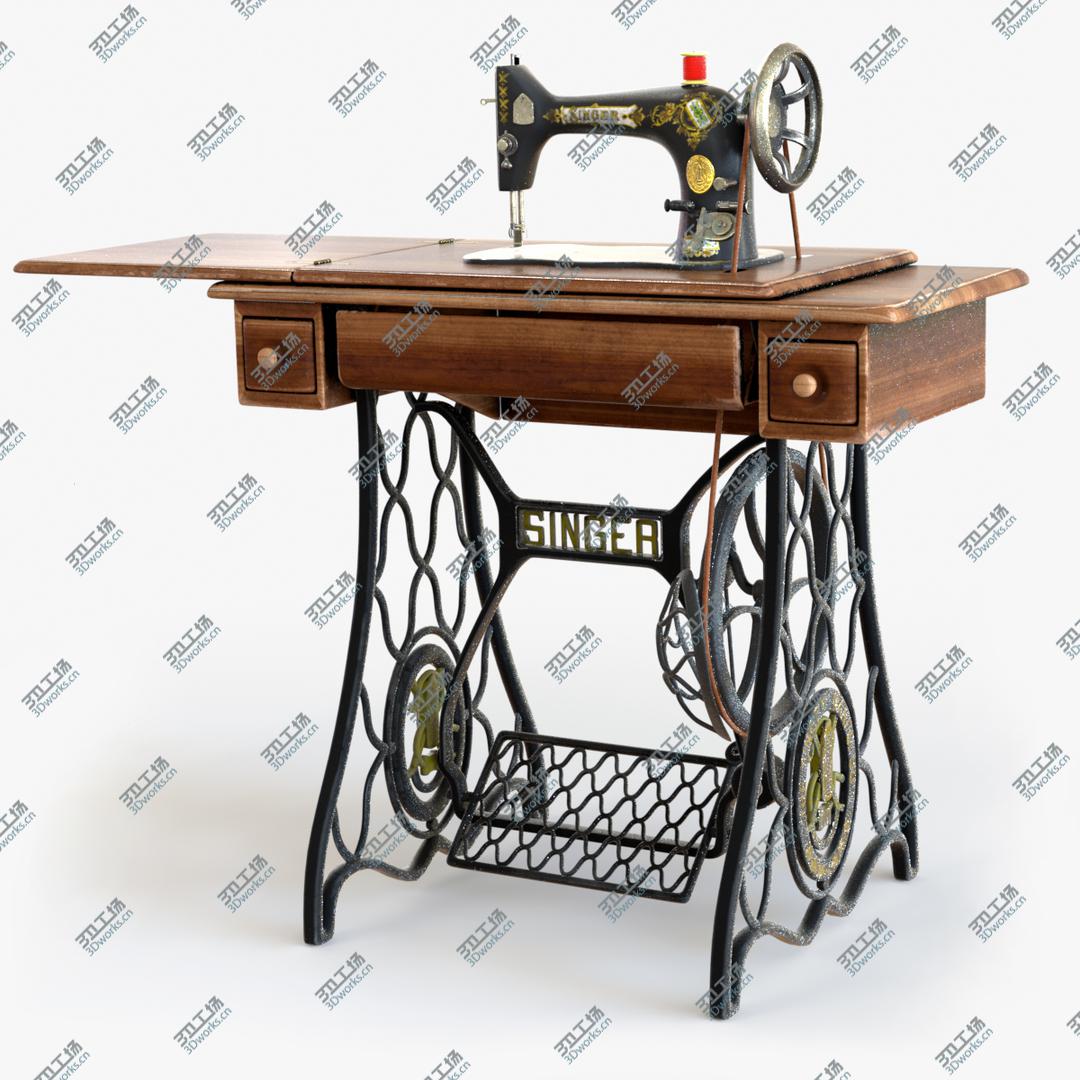 images/goods_img/202104094/1907's Singer Sewing Machine 3D model/1.jpg